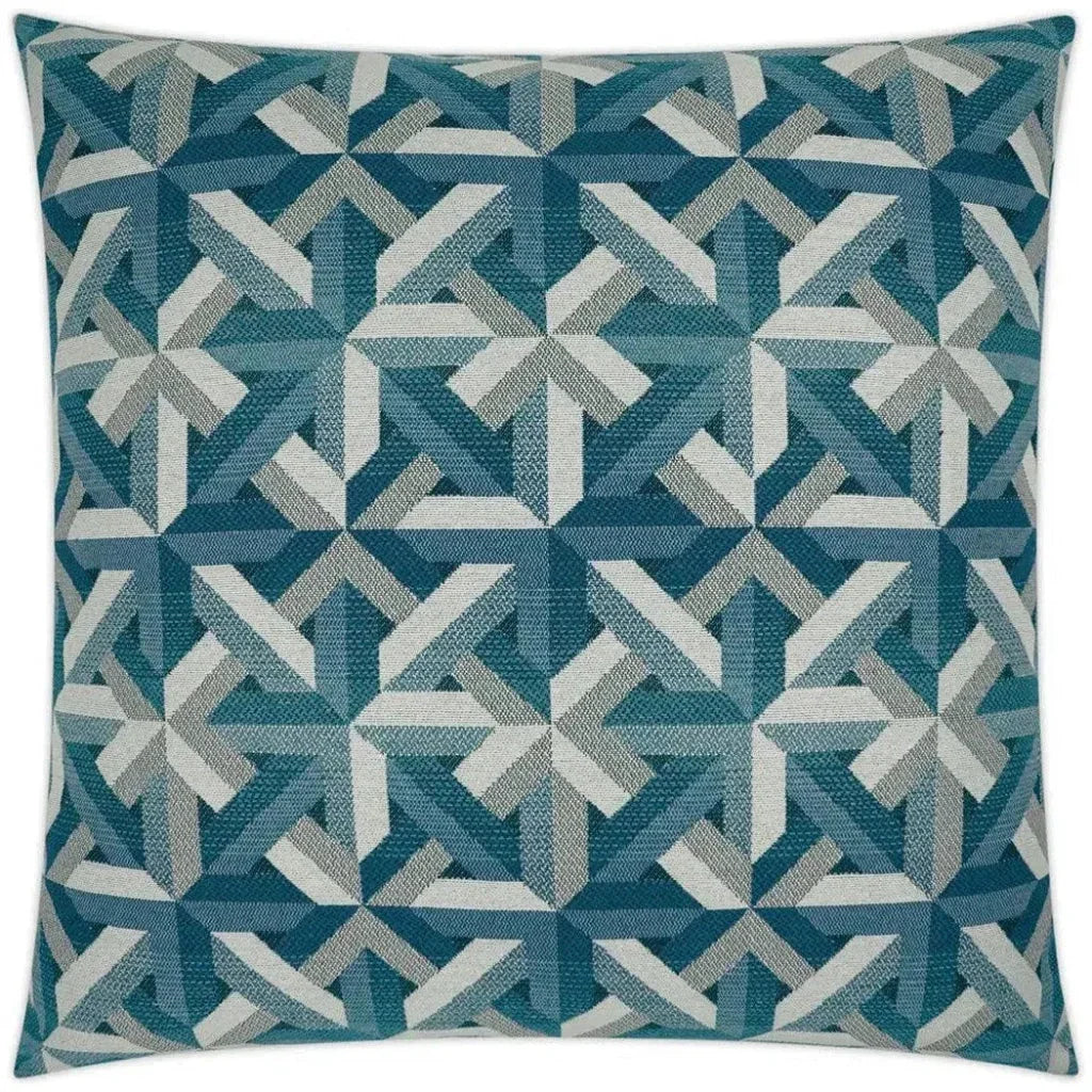 Edifice Sapphire Blue Large Throw Pillow Insert