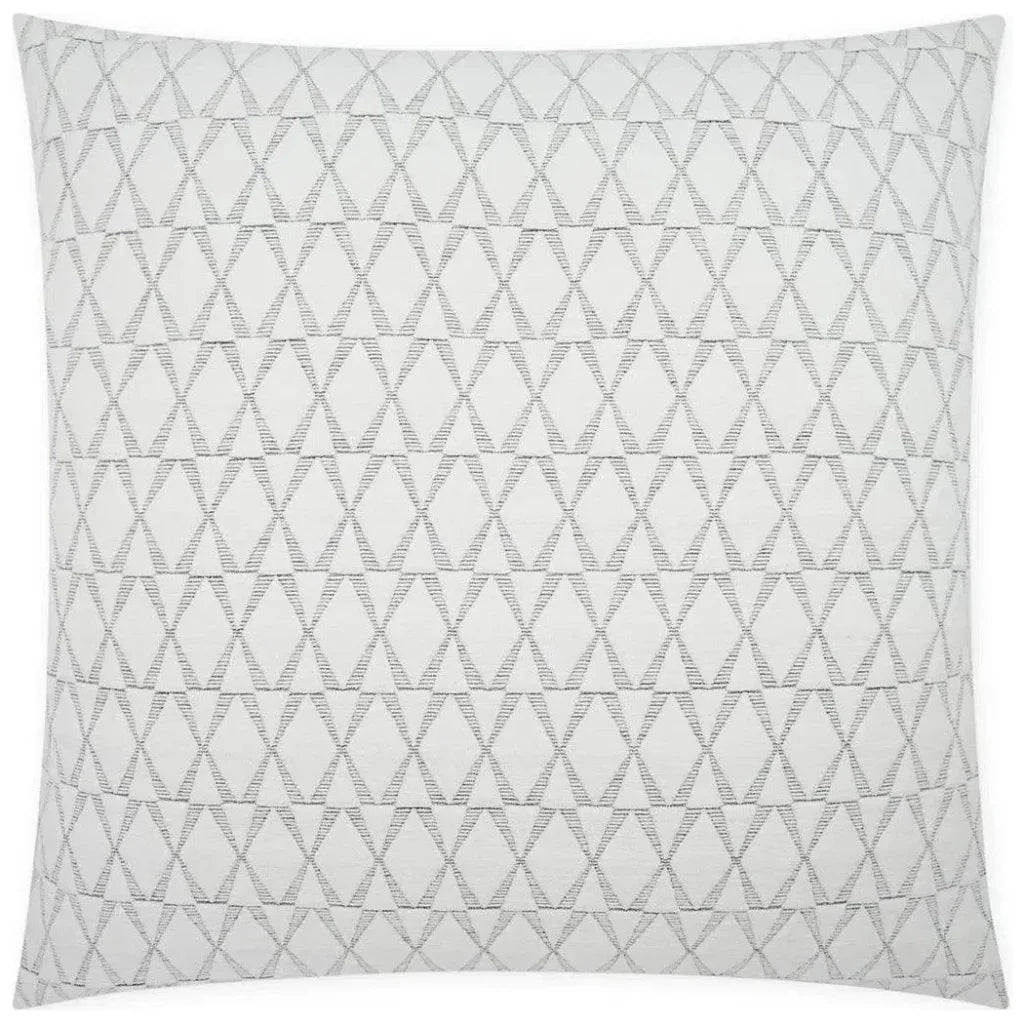 Ellory Geometric White Large Throw Pillow Insert