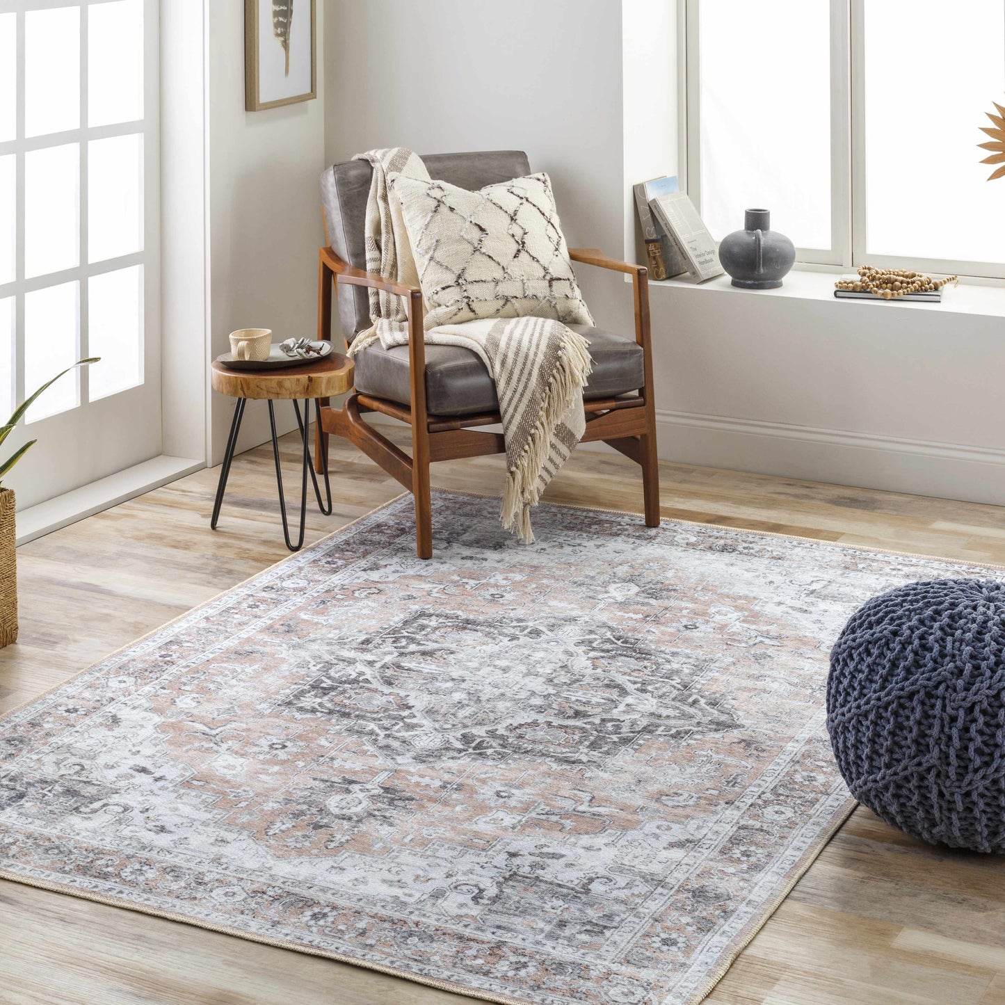 Fatih Tumble Dry Washable Rug