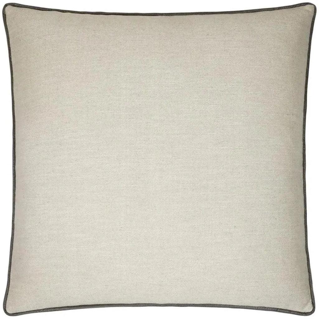 Ghent Grey Solid Taupe Grey Large Throw Pillow Insert