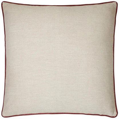 Ghent Red Solid Tan Taupe Red Large Throw Pillow Insert