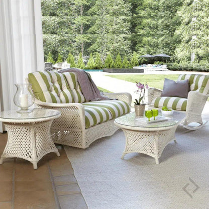 Grand Traverse Outdoor Oval Cocktail Table