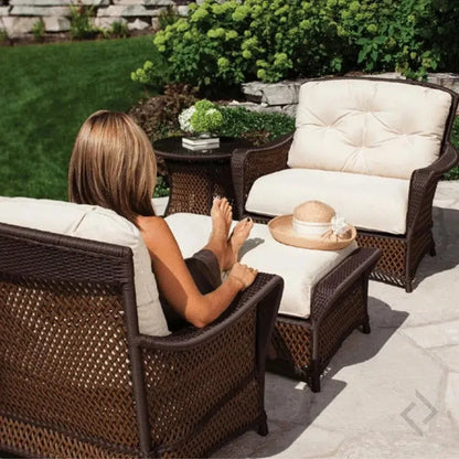 Grand Traverse Patio Large Ottoman Sunbrella Cushions