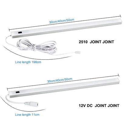 5W/6W/7W LED Under Cabinet Light Hand Sweep Switch PIR Motion Sensor Lamp Under Cabinet led lights for kitchen LED Night Lights