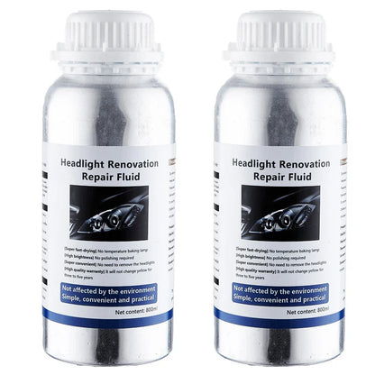 800ML Car Headlight Polishing Liquid Polymer Car Headlamp Renovation Restoration Cleaning Agent  Auto Repair Products