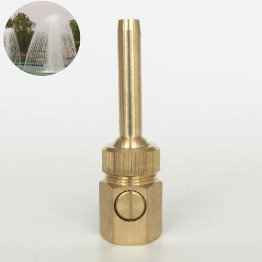 1/2'' 3/4" 1" Adjustable Valve Control Jet Straight Fountain Nozzles Sprinkler Outdoor Water Fountain