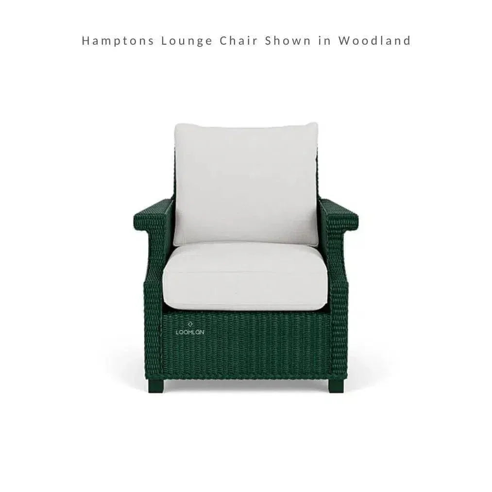 Hamptons Outdoor Wicker Lounge Chair Set With Table Set
