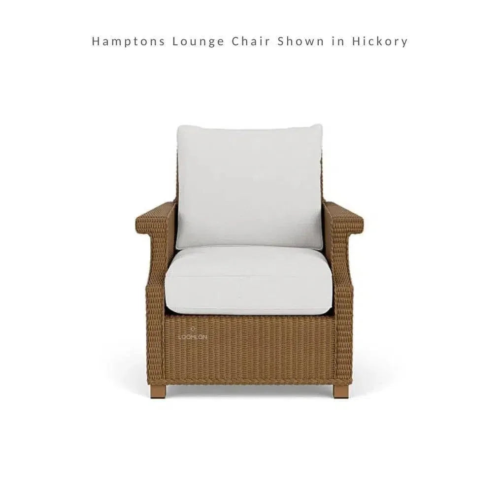 Hamptons Outdoor Wicker Lounge Chair Set With Table Set