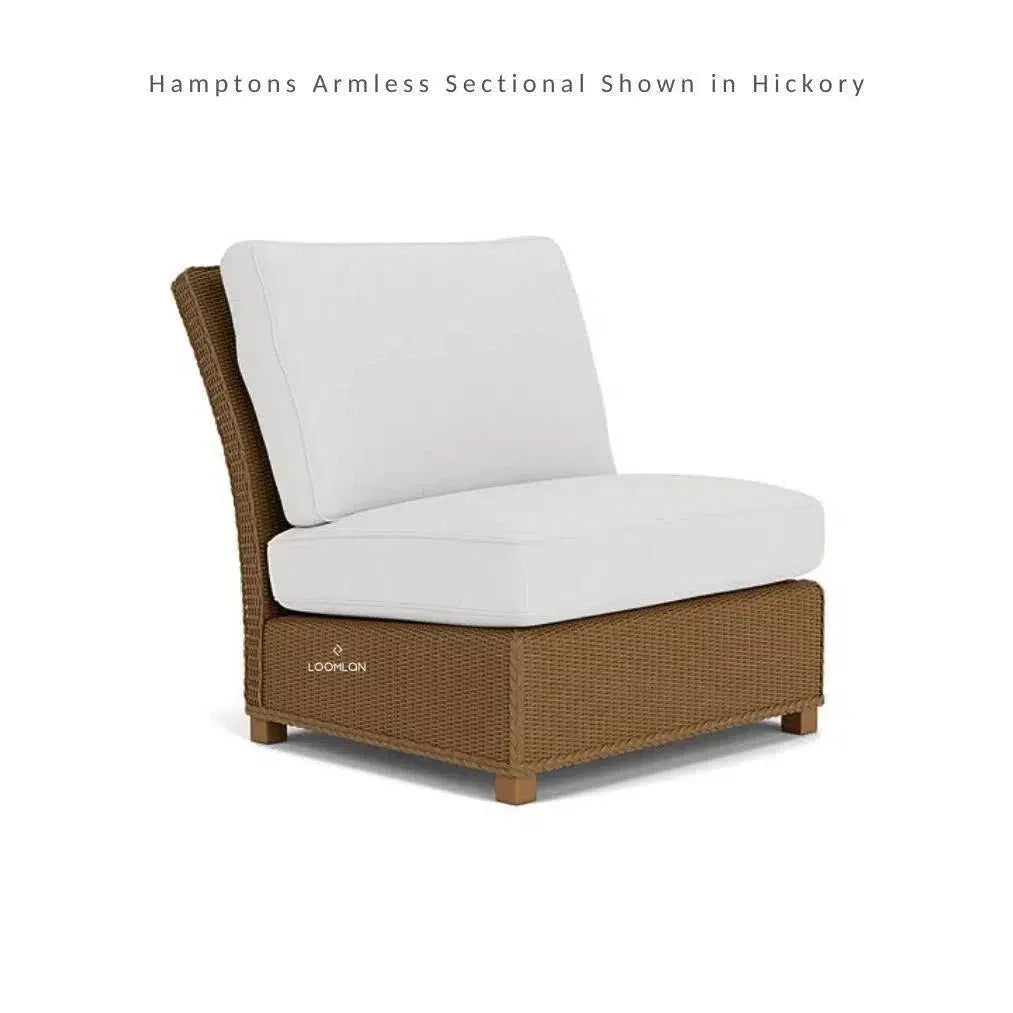 Hamptons Outdoor Wicker Corner Sectional with Table