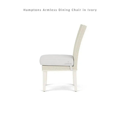Hamptons Outdoor Wicker Dining Table Set 6PC