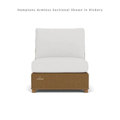 Hamptons Outdoor Wicker L-Shaped Sectional with Side Table