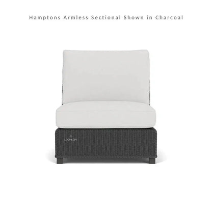 Hamptons Outdoor Wicker L-Shaped Sectional with Side Table