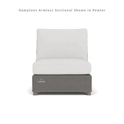 Hamptons Outdoor Wicker Sectional with Coffee Table Set