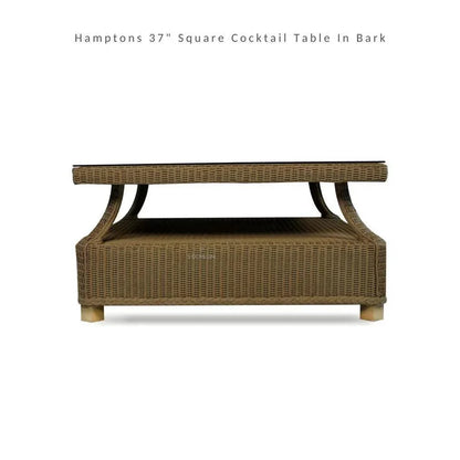 Hamptons Outdoor Wicker Sectional with Coffee Table Set