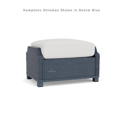 Hamptons Outdoor Wicker Sectional with Lounge Chair Set