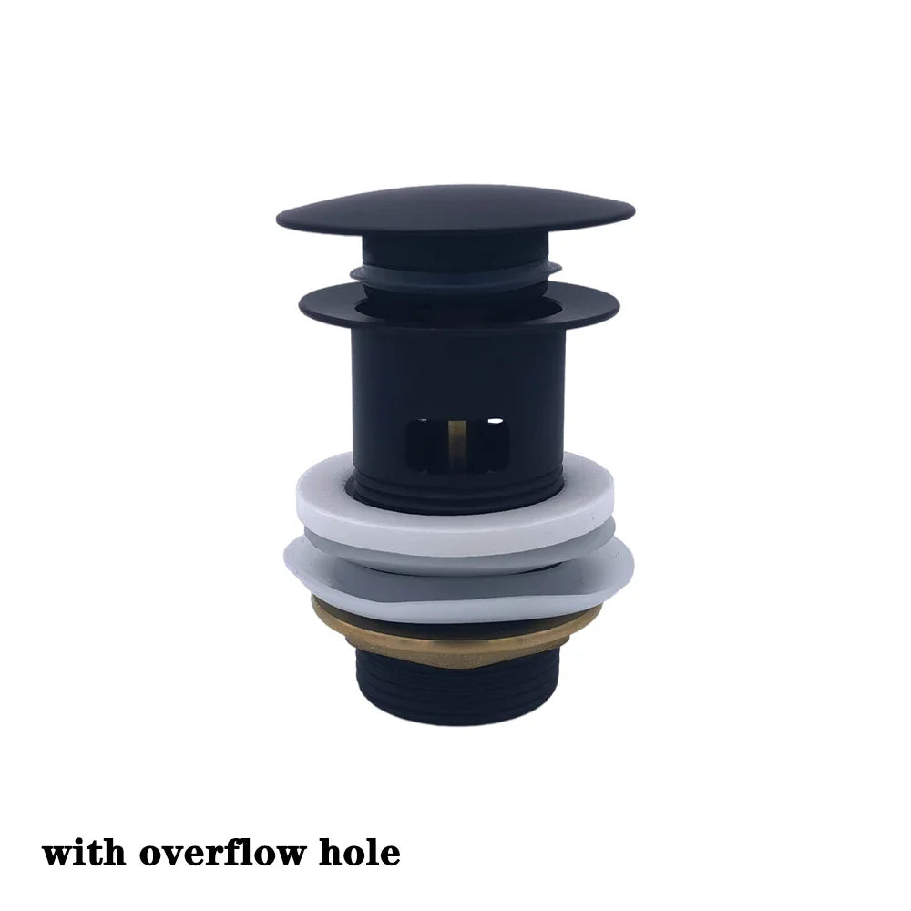 Bathroom Basin Sink Pop Up Drain Waste Stopper Bathroom Faucet Accessories