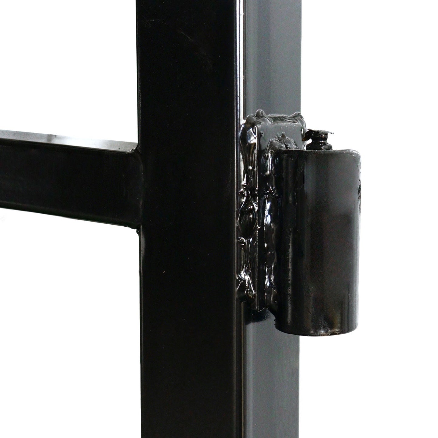 16x7 ft Steel Dual Swing Driveway Gate with Horse Pattern