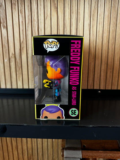 Funko Fundays Experience 2025: Pop! Originals MARVEL GotG Freddy Funko as Star-Lord (Blacklight) LE250