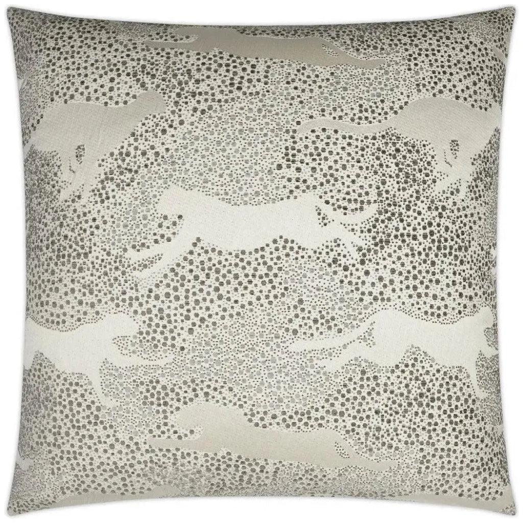 Jaglion Novelty Glam Silver Large Throw Pillow Insert