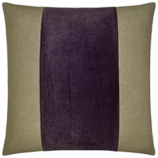 Jefferson Amethyst Band Purple Large Throw Pillow