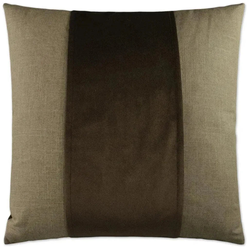 Jefferson Band Brown Large Throw Pillow Insert