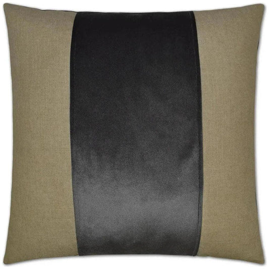 Jefferson Band / Ribbon Grey Large Throw Pillow Insert