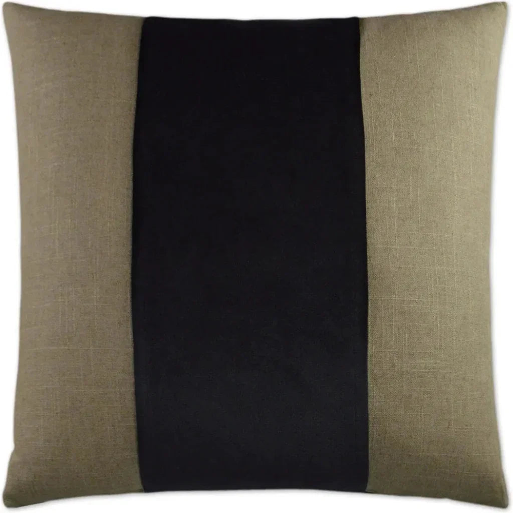 Jefferson Black Ribbon Black Large Throw Pillow Insert