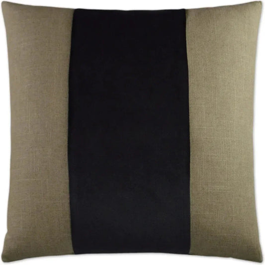 Jefferson Black Ribbon Black Large Throw Pillow Insert