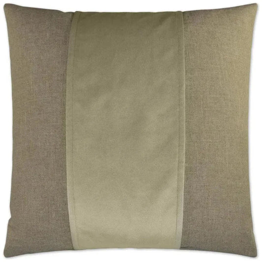 Jefferson Linen Band Taupe Large Throw Pillow Insert