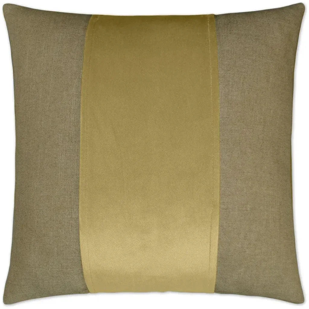 Jefferson Maize Band Taupe Large Throw Pillow Insert