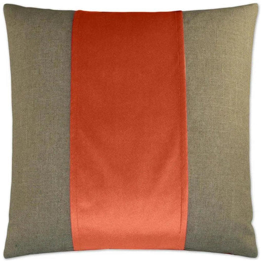 Jefferson Mango Band Salmon Large Throw Pillow Insert