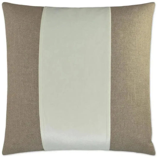 Jefferson Marshmallow Band White Large Throw Pillow