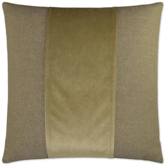 Jefferson Tiger's Eye Band Tan Large Throw Pillow