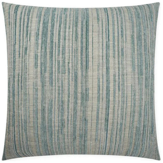 Julep Mist Stripes Teal Large Throw Pillow Insert