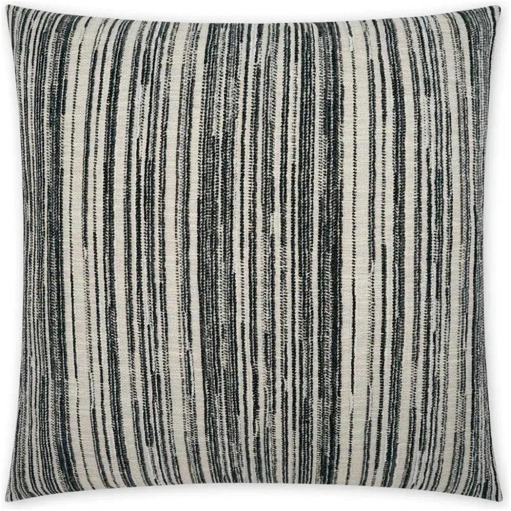 Julep Pepper Stripes Black Large Throw Pillow Insert