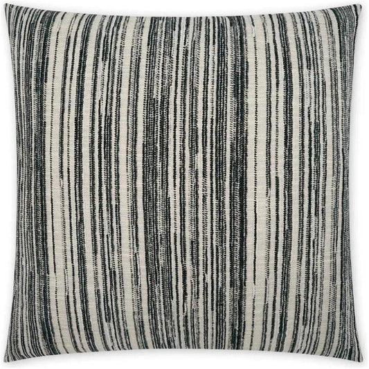 Julep Pepper Stripes Black Large Throw Pillow Insert