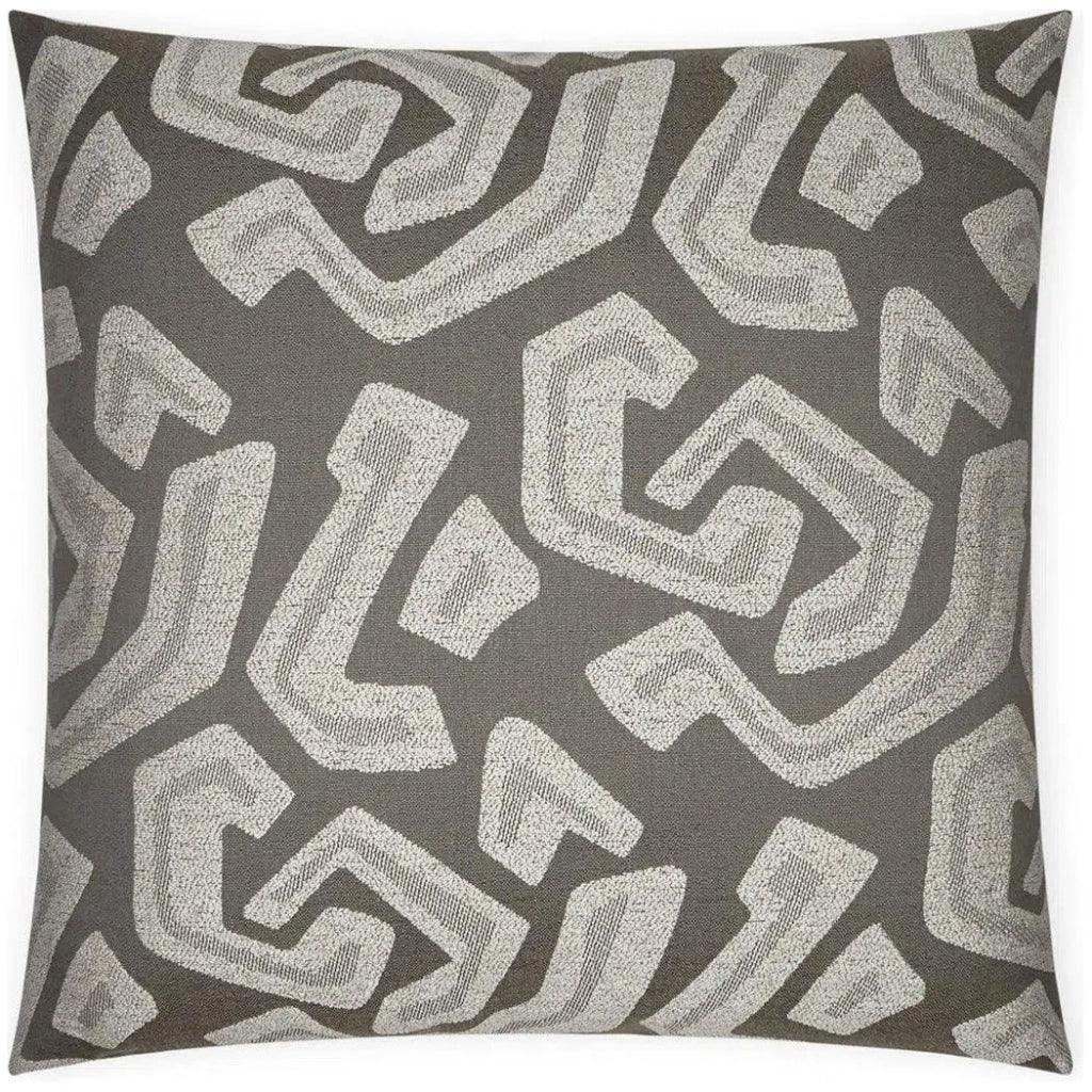 Jumanji Abstract Grey Large Throw Pillow Insert
