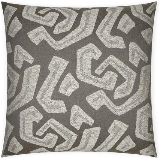 Jumanji Abstract Grey Large Throw Pillow Insert