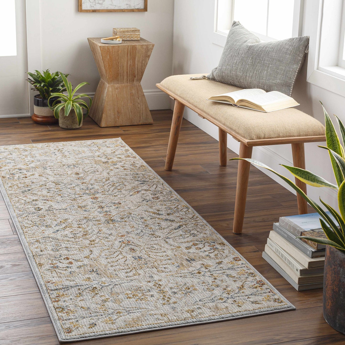 Kabungahan Oushak Style Floral Rug