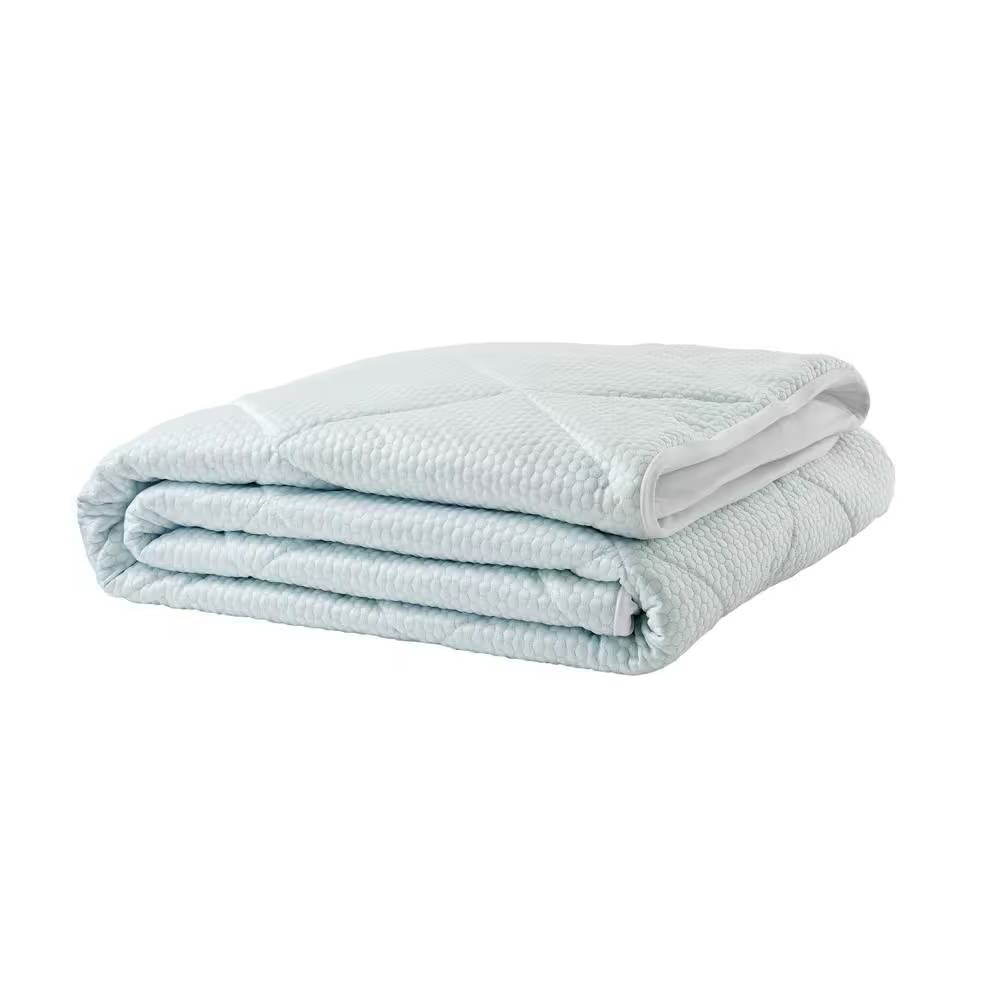 King size Washable Quilted Mattress Pad with Elastic Fitted Skirt