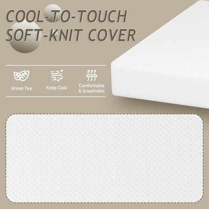 King size 10-inch Thick Medium Firm Cool Gel Memory Foam Mattress