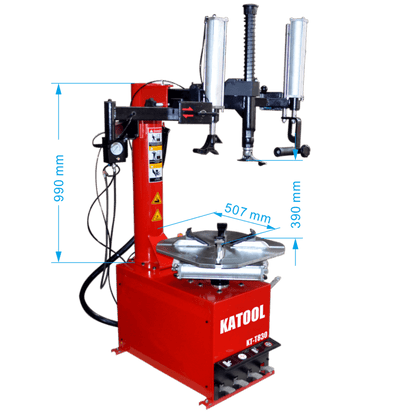 Katool KT-T830 Tire Changer w/ Bead Blaster, Max 24" Rim Clamping