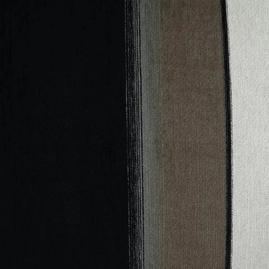 Kamara Ebony Abstract Black Large Throw Pillow Insert