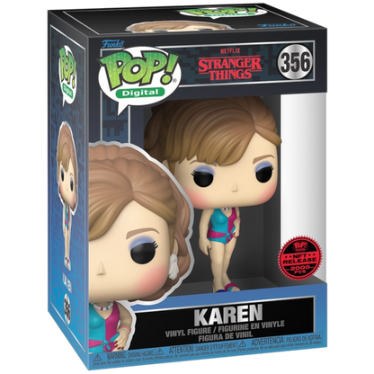 Pop! Digital Stranger Things Series 2 Karen NFT Legendary #356 LE2000 (Includes PopShield Armor)