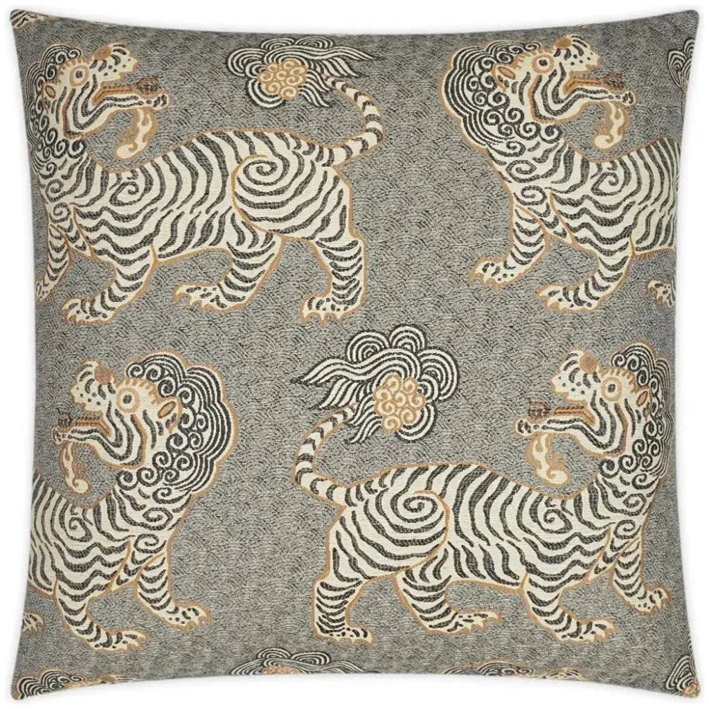 Kathmandu Onyx Tan Taupe Grey Large Throw Pillow Insert