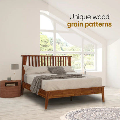 Kaylin Solid Wood Bed Frame