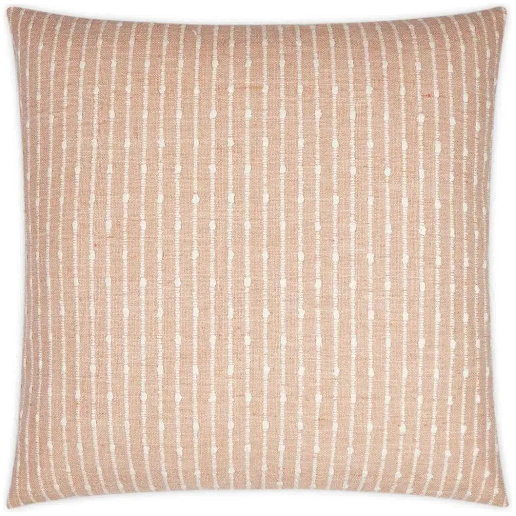Kemp Blush Stripes Blush Large Throw Pillow Insert