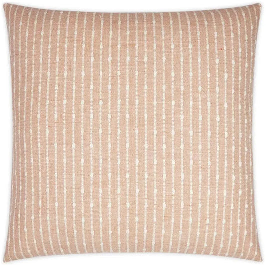 Kemp Blush Stripes Blush Large Throw Pillow Insert