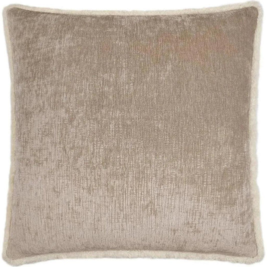 Kinney Putty Solid Tan Taupe Large Throw Pillow Insert