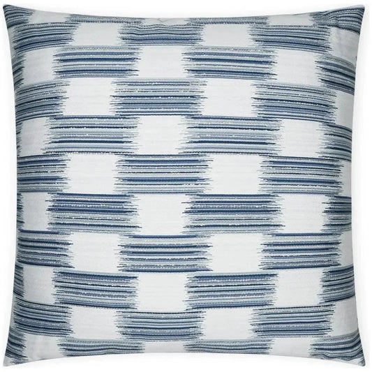 Klassik Blue Navy Slate Blue Large Throw Pillow Insert